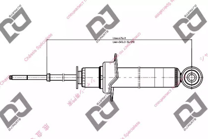 Амортизатор DJ PARTS DS1177GT